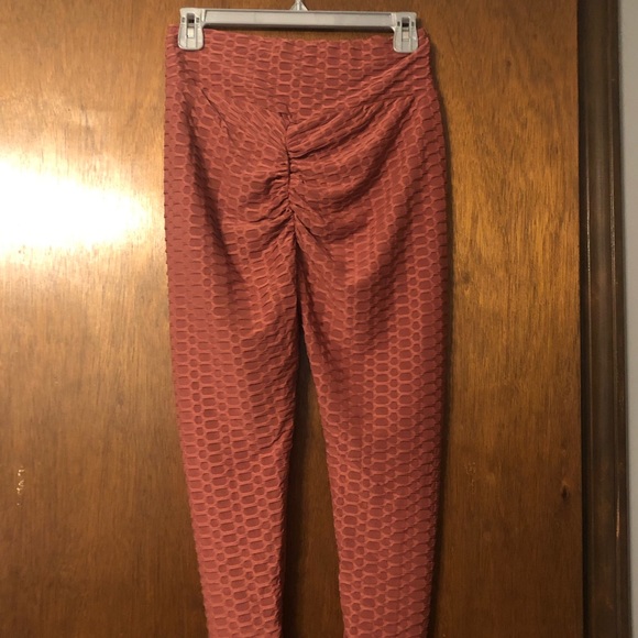 TikTok Leggings-3 pair Black, Mauve, Tie-Dye - Picture 7 of 16